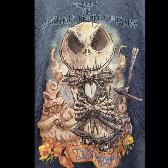The Nightmare Before Christmas Tiki Kingdom T Shirt - Picture 2 of 3